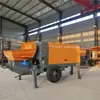 1 bomba de grouting para coluna estrutural secundária bomba de concreto inclinada bomba de concreto com partículas grandes de agregado