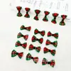 Pajarita infantil navideña accesorios para el cabello moño lindo campana decorativa manualidades accesorios en stock al por mayor