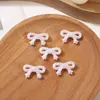 Acrílico Branco Colorido Laço Coração Contas DIY Pulseira de Contas Feita à Mão Corrente de Celular Material Contas Soltas Acessórios