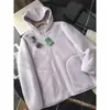 ¡Pequeño calentador de otoño e invierno! Estilo pareja más terciopelo engrosado ligero doble cara forro polar con capucha abrigo cálido chaqueta top