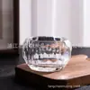 Base de Árbol de Dinero Transfronterizo 6cm Copas de Cristal Cuenco de Fondo Plano Copa de Vidrio Transparente Alta Accesorios de Belleza para Arte de Uñas