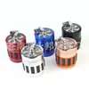 Amazon nuevo molinillo de mano para cigarrillos de 63 mm con cajón molinillo de aleación de zinc molinillo de goma para cigarrillos