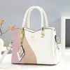 Bolso Maternal Color Block Modelo Nuevo 2025, Bolso de Mano Patchwork de Moda de Alta Calidad y Gran Capacidad, Elegante Bolso de Hombro para Viajes