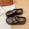 Zapatos Mocasines Casuales de Moda Estilo Británico Versátiles con Tacón Oculto para Mujer 2026 Otoño Nuevo Estilo Cómodos Versátiles para el Trabajo Zapatos Individuales