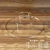 Accesorios DIY para Candelabros Hechos a Mano, Soporte para Candelabro con Agujeros, Lámpara de Carrillón de Viento de Concha, Materiales para Candelabros de Sala de Estar de Tres y Cuatro Niveles