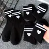 Calcetines de San Valentín Transfronterizos para Pareja de Mujer, Calcetines de Media Pantorrilla, Calcetines Deportivos, Calcetines Largos de Cintura Alta con Temática de Amor para Otoño e Invierno, Calcetines Gruesos