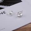 Pendientes de Plata de Ley S990 con Hilo Frosted Dibujado de Alambre Estilo Frío de Alta Gama para Mujer Diseño de Nicho Pendientes Elegantes de Gota de Agua