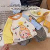 Camiseta de Manga Larga para Niños 2026 Primavera Nuevo Estilo Parche de Dibujos Animados Lindo Mangas Patchwork para Niños y Niñas Estilo Coreano Camiseta Base Moderna