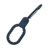 Portabotella de Escalada en Roca Mosquetón Correr Deportes al Aire Libre Hebilla Gancho para Botella de Agua Clip para Botella de Agua Hebilla Colgante Herramienta Silicona Agua