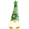 Cross Border Natal Boneca Sem Rosto Chapéu Tricotado Glow Forest Old Man Ornamentos bonitos Rudolph Ornamentos