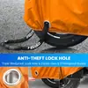 Funda para Motocicleta 210D Exportación Amazon con Empalme, a Prueba de Nieve, a Prueba de Viento, Impermeable y Engrosada para Vehículo Eléctrico