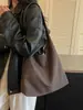 Cross2026 Outono Novo Estilo Coreano Bolsa de Axila Bolsa Tote Feminina Grande Capacidade Trabalho Deslocamento Bolsa de Ombro Único