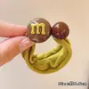 Elásticos Coloridos M&M para Rabo de Cavalo Alto para Meninas, Elásticos de Cabelo Que Não Danificam o Cabelo, Alta Elasticidade, Argolas de Cabelo Duráveis