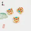 Cuentas Espaciadoras Nube del Despertar del León Cloisonné Accesorios DIY Cuentas para Pulsera Esmalte Colgante con Agujero Materiales Estilo Chino DIY