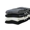 MIHIMIHI calcetines altos estilo preppy de moda para otoño e invierno para mujer de felpa absorbentes de sudor antibacterianos transpirables calcetines deportivos blancos
