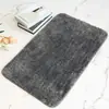 Felpudo de entrada al por mayor alfombra de felpa alta engrosada felpudo para puerta de cocina baño alfombrilla antideslizante para baño alfombrilla absorbente para pies