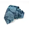 Gravata Masculina Transfronteiriça 7cm Cor Sólida Gravata Amarrada à Mão Gravata Jacquard de Poliéster Masculina Logotipo Gravata de Alta Qualidade para Homens