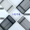 Rejilla de Ventilación de Aire Acondicionado de Aleación de Aluminio/ABS Extendida Ultraestrecha Empotrada Sin Marco Persiana de Retorno de Aire