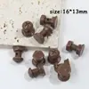 Acrílico Creativo Colorido Pintura Tornillo Perforado Cuentas DIY Cadena de Teléfono Móvil Bolso Colgante Joyería Accesorios Material