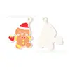 Acessórios de Pingente de Gotejamento de Óleo de Natal DIY Liga Panda Joia Chaveiro Corrente de Celular Pingente Feito à Mão