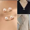 Broche de Cintura com Pérolas para Evitar Exposição no Decote, Alfinete de Cintura para Calças Femininas, Ferramenta Mágica para Ajustar a Cintura de Roupas e Vestidos