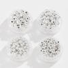 Cobre Puro Banhado a Ouro 18K Ouro Real Não Preservativo Contas Soltas Banhadas a Ouro Contas Redondas Contas Espaçadoras Colar Pulseira Material DIY Feito à Mão Acessórios de Joalheria
