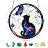Enfeites Acrílicos Criativos de Natal Internacionais, Decorações de Personagens de Natal, Decorações para Mochilas, Artesanato para a Atmosfera Festiva