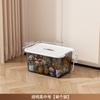 Caixa de Armazenamento Transparente Caixa de Armazenamento de Plástico Doméstica Organizador de Roupas de Guarda-Roupa Grande Capacidade Brinquedo Lanche Caixa de Armazenamento de Edredom