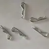 Pino de segurança tipo R galvanizado pino de seguro pino de parafuso tipo B cartão de pino pino de cabelo ondulado pino de segurança dobrável