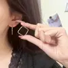Colección de Pendientes de Plata de Ley 925 Kaiming para Mujer, Pendientes de Aro Hechos a Mano de Alta Gama de Lujo Ligero Estilo Coreano, Accesorios Versátiles Estilo Ins
