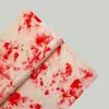 Papel Dongba Importado de Alta Qualidade com Estampa Tie-Dye de Sete Cores de Amor-Perfeito, Embalagem Floral para Loja de Flores, Artesanato DIY