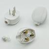Conector de alimentación de tres planos de 16 A, color amarillo, recubierto de pegamento, con conector de cableado de fibra de vidrio transparente de tres orificios OGE A301 689