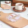 Caja de embalaje para donas de celebridad de internet tapa de horneado transparente blíster postre hebra de carne seca concha pequeña caja de embalaje desechable