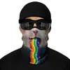 Bandera Americana Animal Protector Solar Cubrecabezas Exterior Máscara para Montar en Motocicleta Bufanda para el Cuello de Hombre Mascarilla Facial Protección UV para Mujer