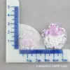 Acessórios de Resina Grampo de Cabelo DIY Cola de Creme Flor Rosa Bicolor Galvanizada Materiais para Capa de Celular Flor de Camélia Tamancos DIY