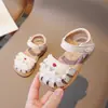 Biblioteca Infantil Zapatos de Bebé Conejito Sandalias de Primavera y Verano para Mujer Zapatos de Princesa para Niños Suela Suave Zapatos para Bebé y Niño Pequeño de 1-2 Años