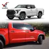 Adecuado para Toyota 22 Tundra Manija de Puerta Modificada Tiras Decorativas Brillantes Galvanizadas Marco Especial para Manija Tundra