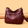 Bolso de Hombro para Mujer, Bolso Cruzado de Cuero Suave Casual a la Moda, Diseño de Nicho Elegante, Bolso Tote Personalizado de Nuevo Estilo para Mujer