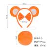 Fuente transfronteriza Halloween nueva diadema de animales oso accesorios para la cabeza de los niños accesorios de juego de rol accesorios para el cabello de oso