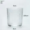 Em estoque criativo transparente aromaterapia vidro vela Copo DIY relevo Castiçal pote doméstico fragrância ondulado Castiçal copo vazio