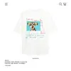 Camiseta de Manga Corta Unisex Estilo Americano Peso Pesado Algodón Puro Estampado Divertido de Perro Marca de Moda Corte Holgado Comercio Exterior Transfronterizo Venta al por Mayor Top
