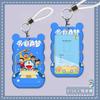 Set de Tarjeta de Acceso para Autobús/Metro Doraemon Creativo Lindo de Dibujos Animados con Lanyard Largo para el Cuello Tarjeta de Estudiante de Jardín de Niños