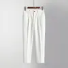 Pantalones profesionales para negocios, pantalones ajustados de moda estilo Hong Kong, ropa casual de hombre de alta gama sin planchado a la moda 2026