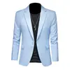 Nuevo Traje Casual para Hombre Talla Grande Traje Ajustado Chaqueta de Traje Vestido de Boda para Hombre Traje de Negocios Chaqueta Occidental Sencilla