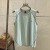 Regata esportiva masculina de verão para atividades ao ar livre, secagem rápida, estilo retrô americano com costura aparente, absorção de umidade e sensação de frescor.