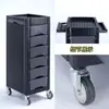Carrinho para Permanente e Coloração de Barbearia Prateleira de Armazenamento para Cabeleireiro Carrinho de Barbeiro Carrinho de Cabeleireiro Ferramentas Carrinho de Beleza Armário de Armazenamento para Salão de Beleza