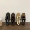 Zapatos planos de felpa estilo hada para mujer 2026 Otoño Invierno nuevo lanzamiento con terciopelo cálido zapatos Mary Jane zapatos Birkenstock zapatos de algodón
