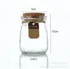 Venda Quente de Fábrica em Estoque Garrafa de Vidro 100ml Garrafa de Pudim Garrafa de Leite Rolha de Madeira Garrafa de Vidro Garrafa Artesanal DIY