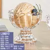 Langxu Copo de Vidro para Sorvete Copo de Sobremesa Copo para Iogurte Suco Chá de Leite Girassol Copo para Bebida Gelada Fabricante Atacado