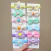 Corda de Cabelo Infantil Faixa de Cabelo Faixa de Cabelo para Meninas Corda de Cabelo Fofa Elástico de Cabelo para Meninas Acessórios de Cabelo Não Bata Anel de Toalha de Cabelo